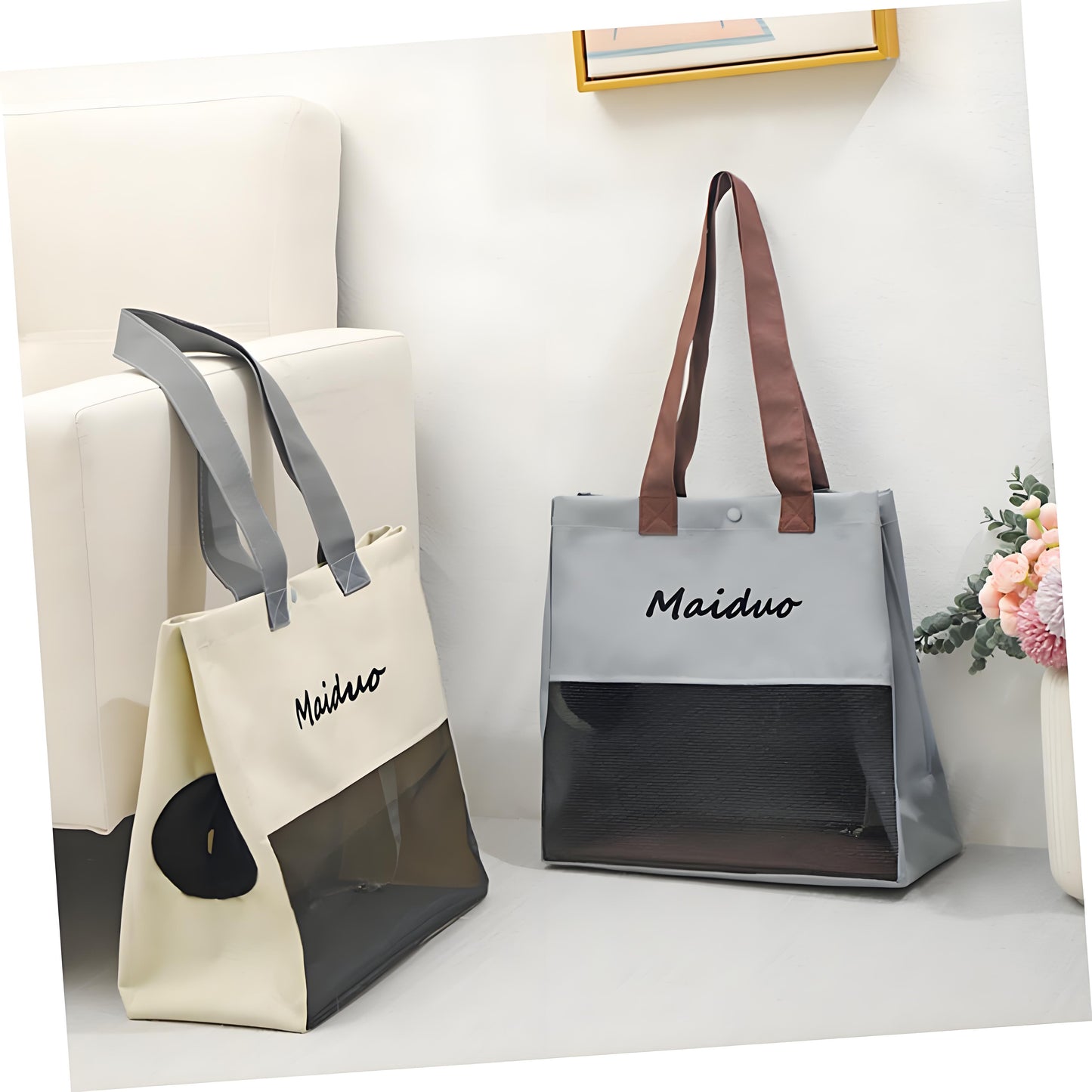 Breathable Cat Carrier Bag Canvas Shoulder Bag for Small Cats Outdoor Carrying Travel Handbag