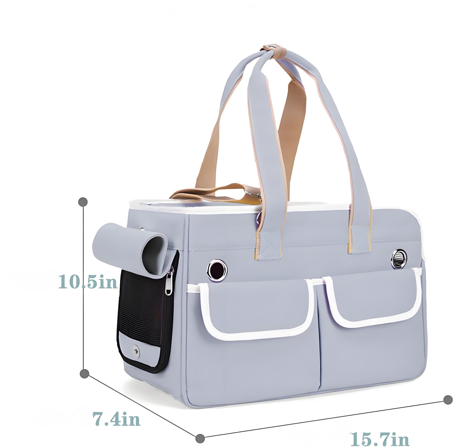 Olanty Soft Sided Pet Carrier Bag up to 16 Lbs, Pet Travel Carrier Bag for Outdoor