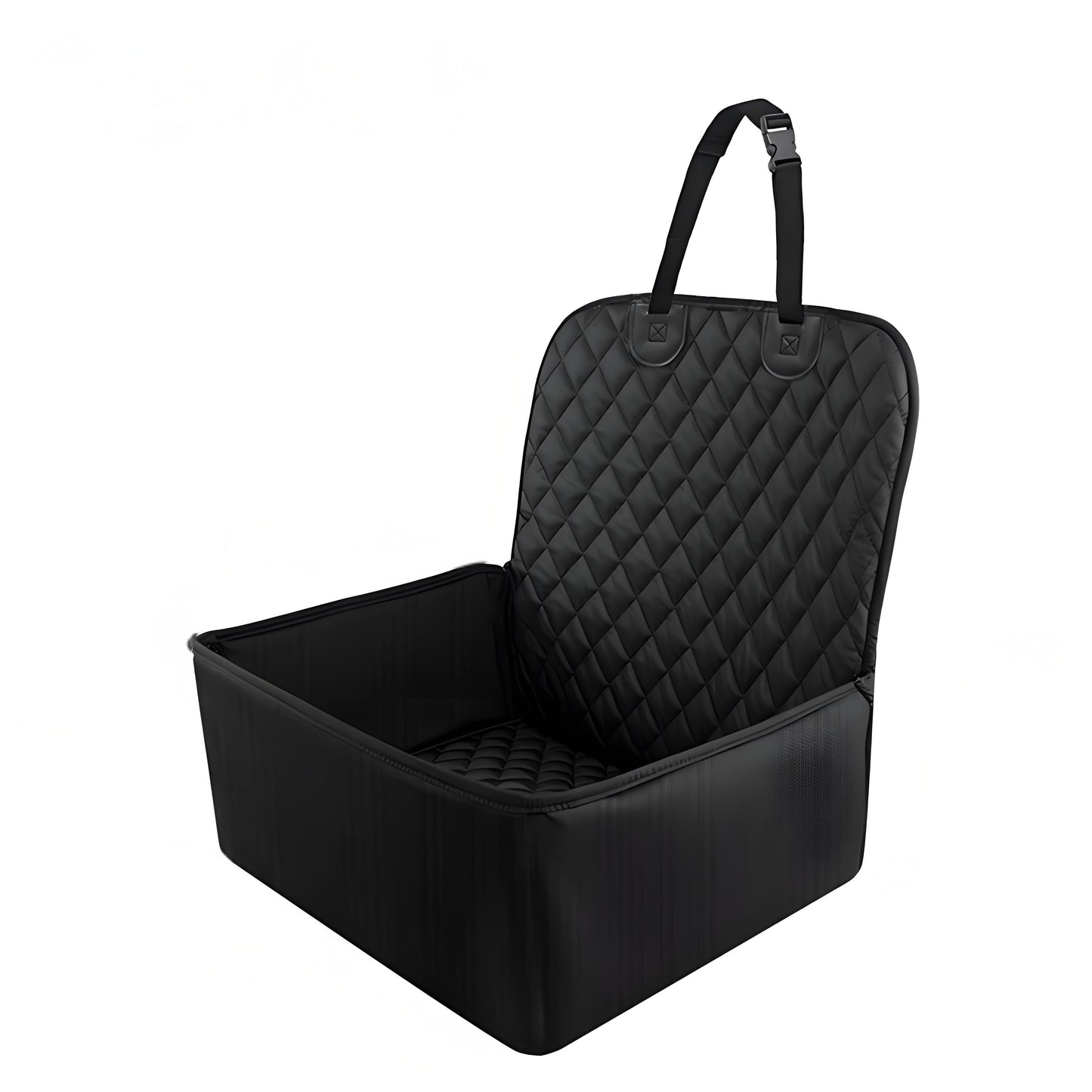 Olanty Dog Car Booster Seat Travel Carrier Cage, Waterproof Oxford Fabric for Small Medium Size Dogs