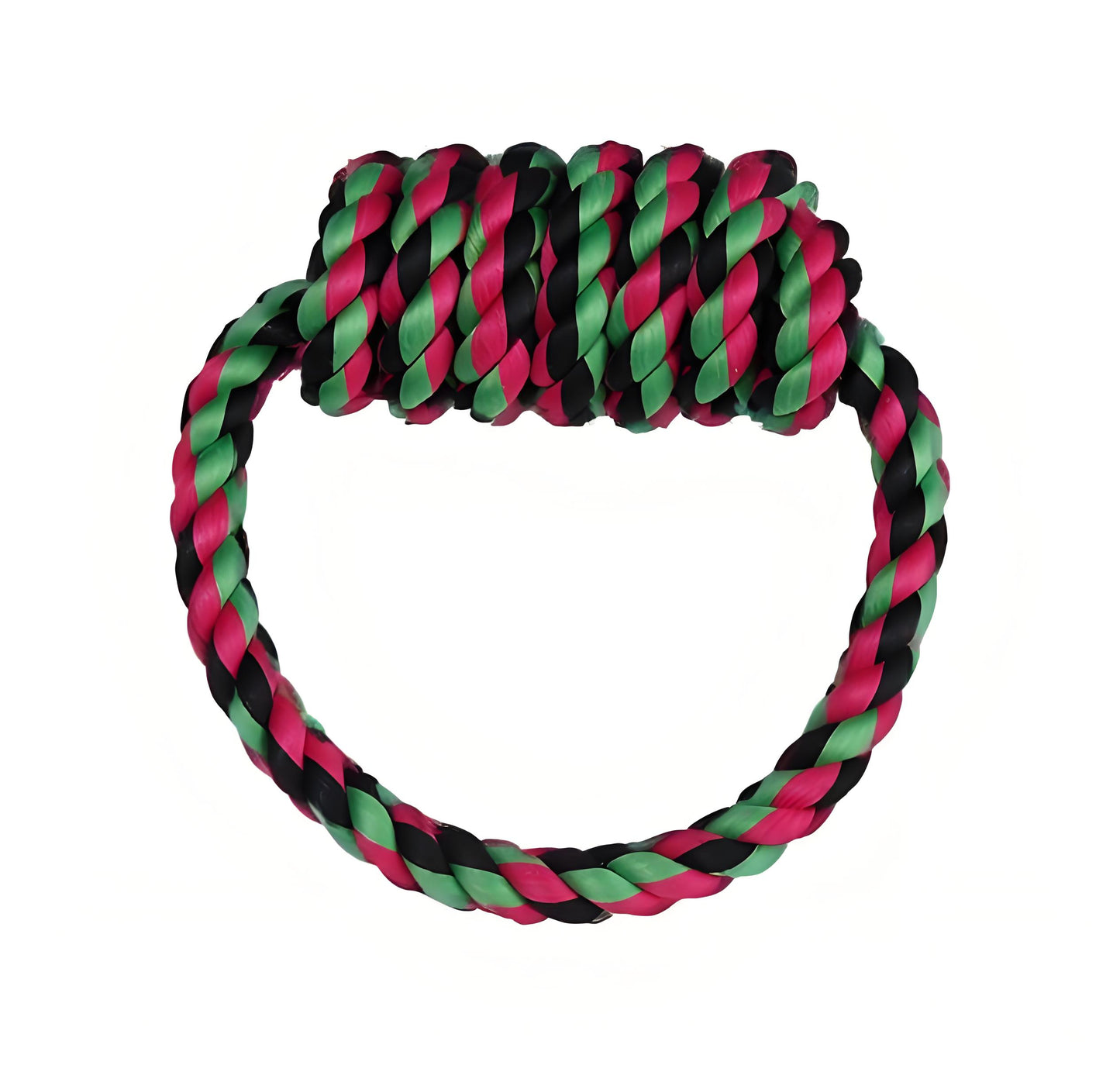 Dog Cotton Rope Chewing Ring for Medium Dogs, Suitable for Pulling Plaything, Throwing and Catching Training