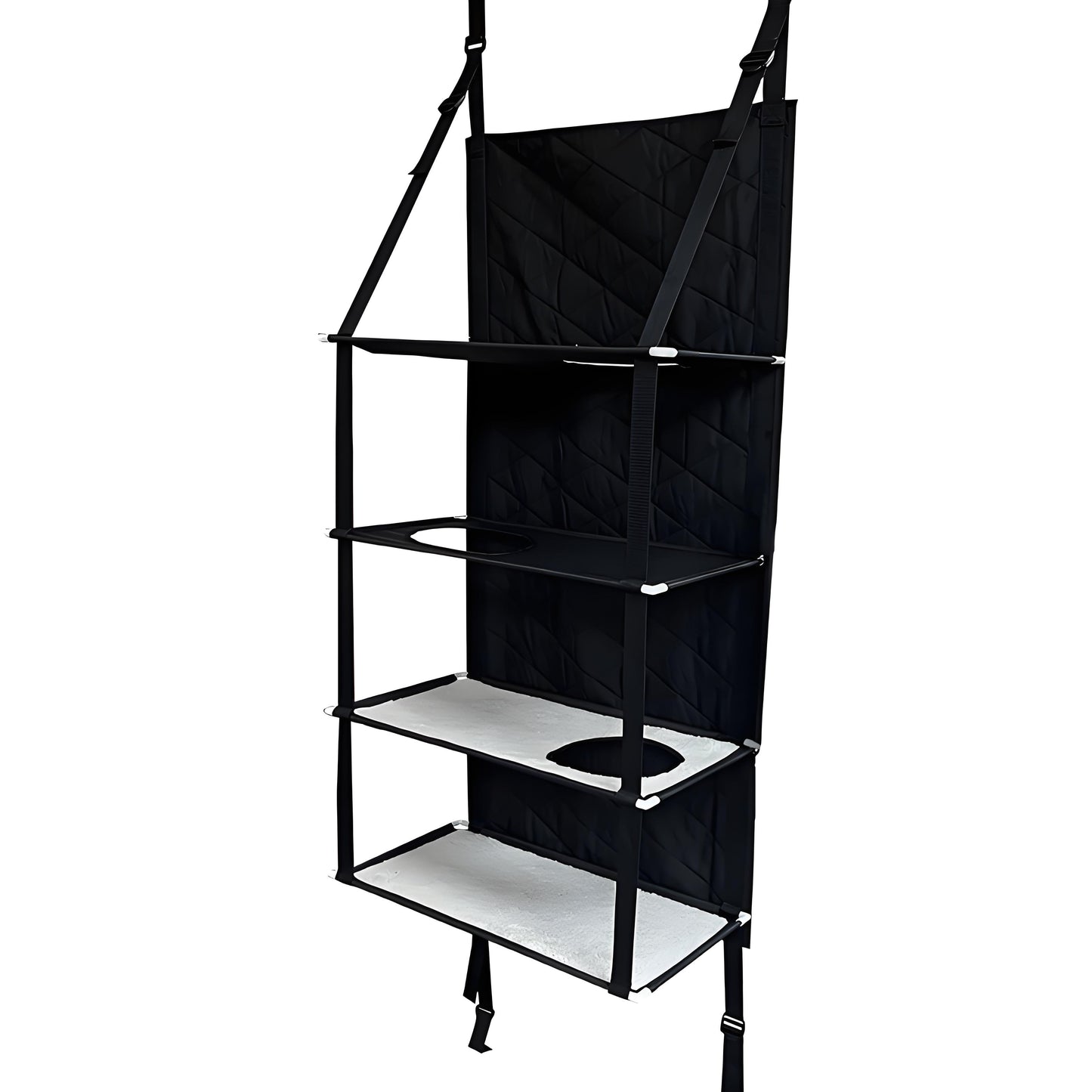 4 Level Door Mounted Cat Climber Foldable Multifunctional Cat Tower Bed