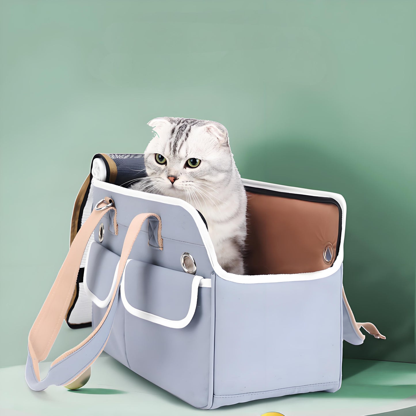 Olanty Soft Sided Pet Carrier Bag up to 16 Lbs, Pet Travel Carrier Bag for Outdoor