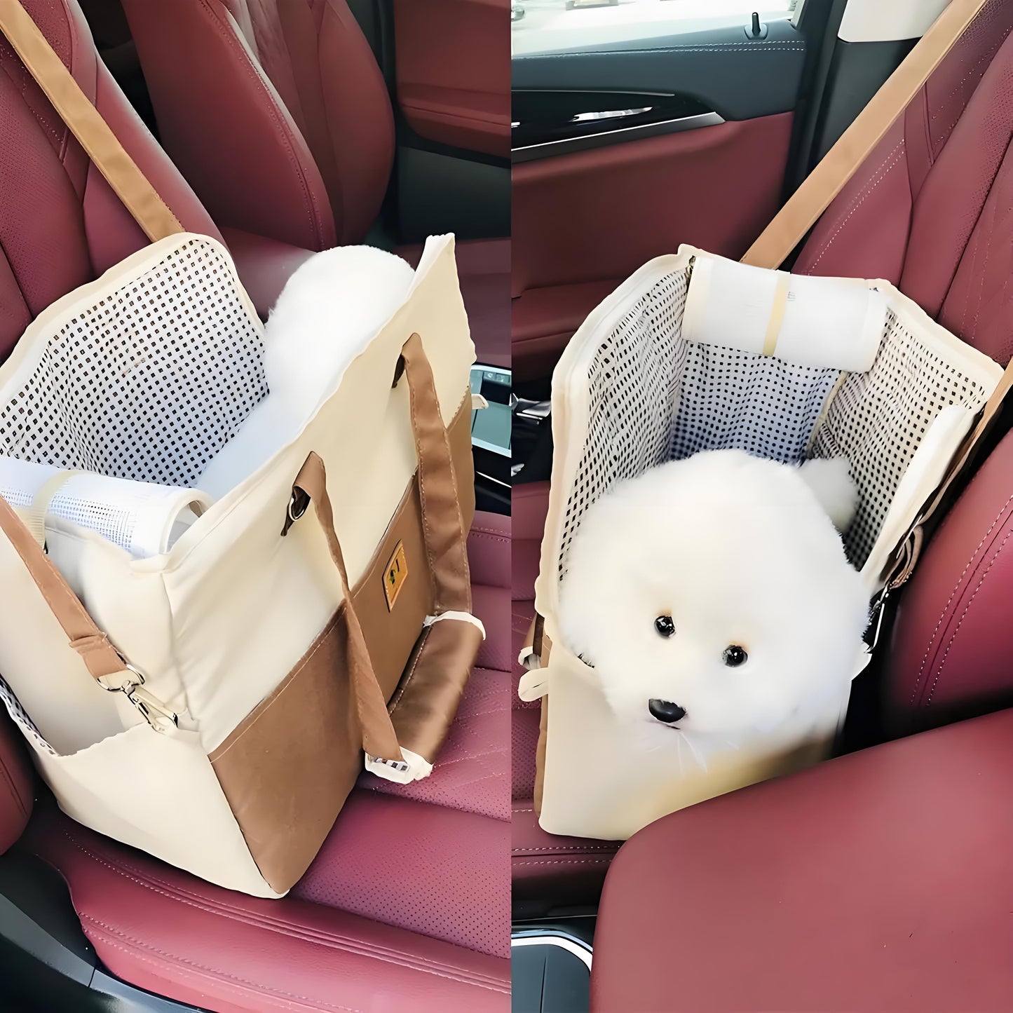 Portable Soft-Sided Cat/Dog/Pet Travel Carrier Bag For Small / Medium Cats Dogs Puppies (Up To 12lbs)