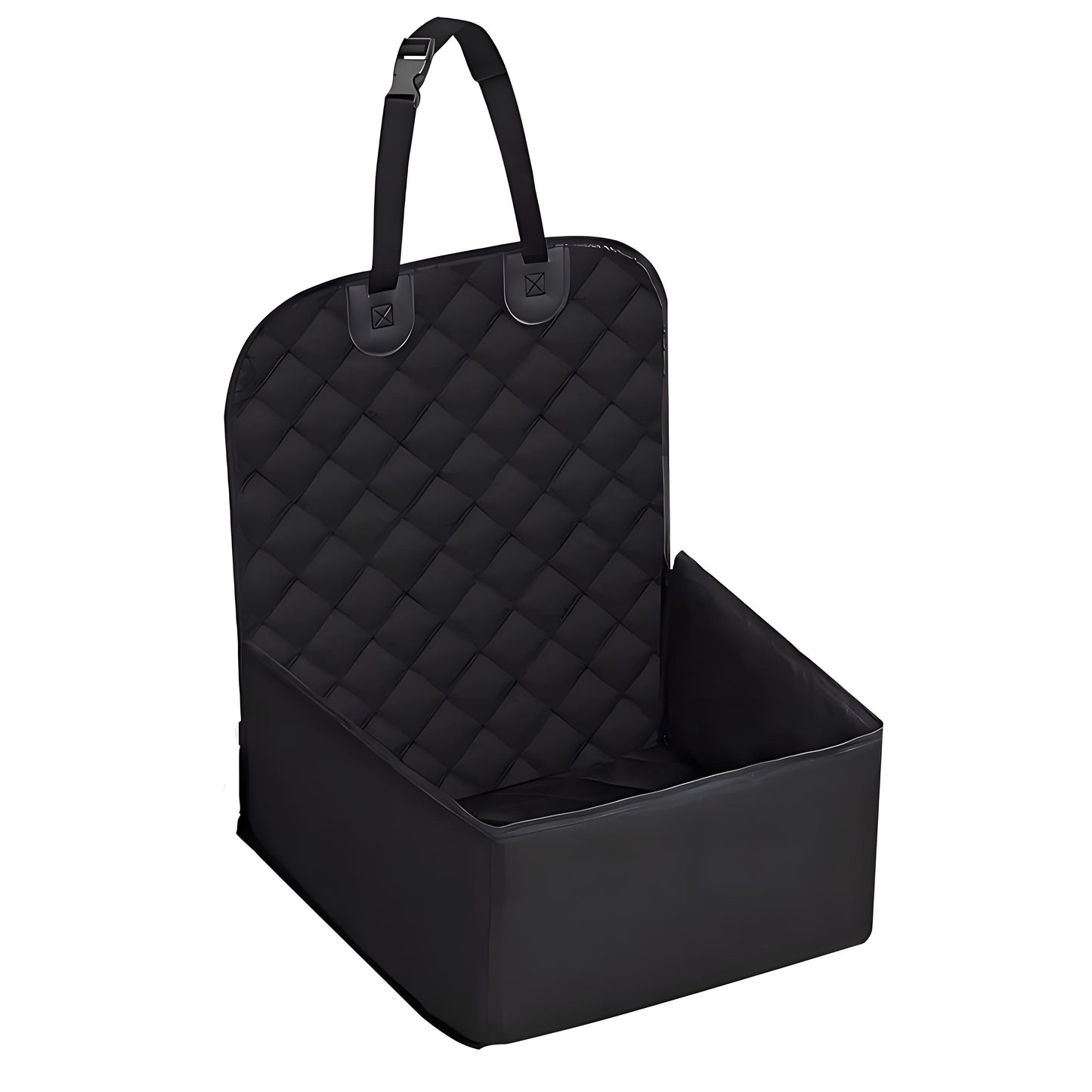 Olanty Dog Car Booster Seat Travel Carrier Cage, Waterproof Oxford Fabric for Small Medium Size Dogs